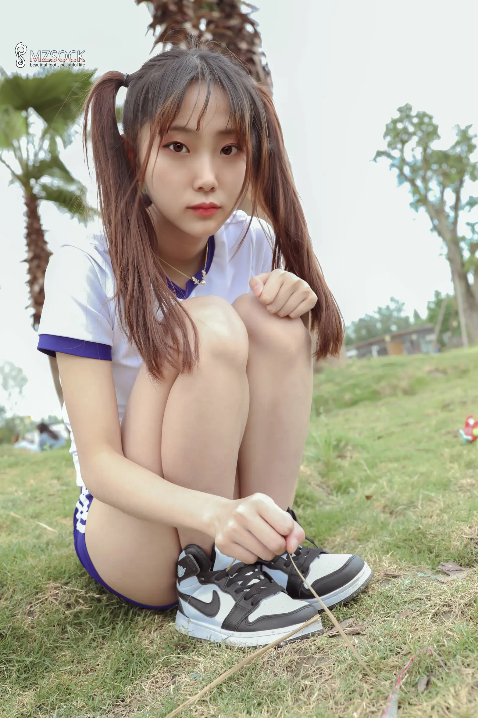 [Mzsock] Love beautiful feet NO.106 cocoa#[74P]-13